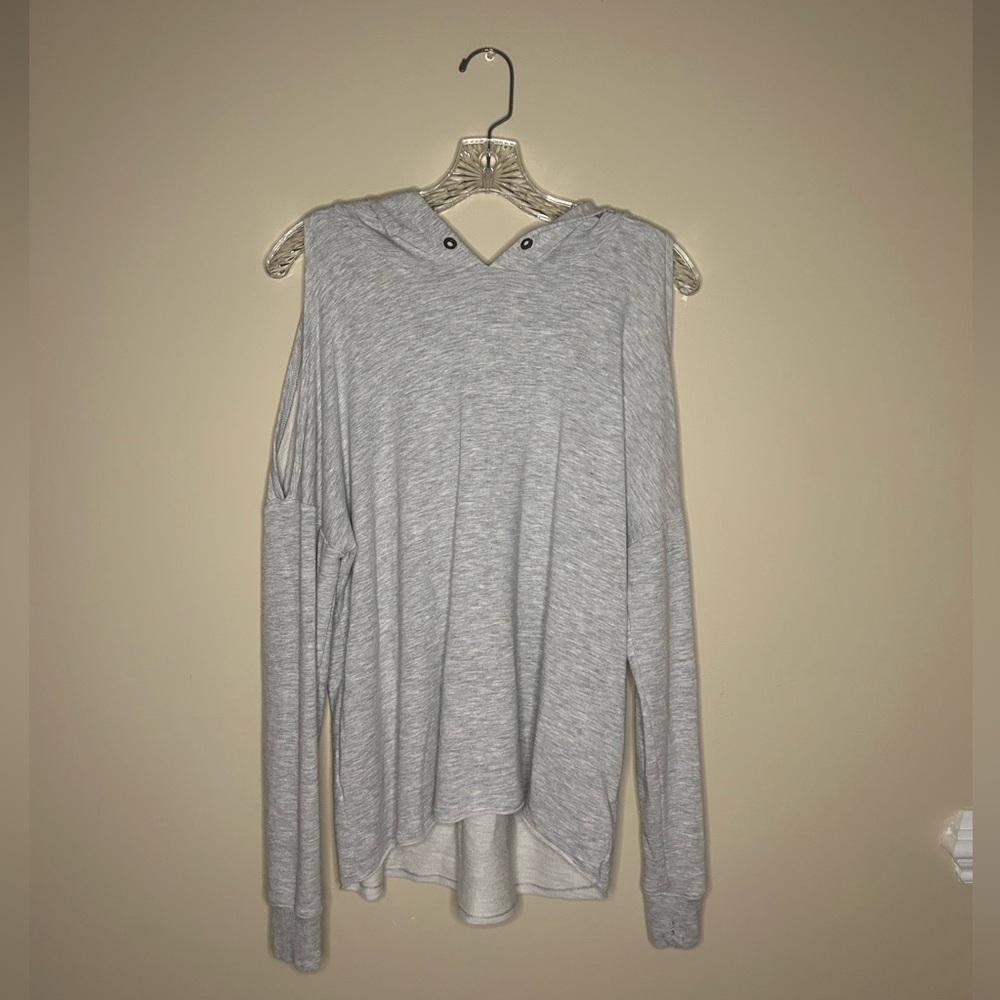 American Eagle Shoulder Cut Out Hoodie
